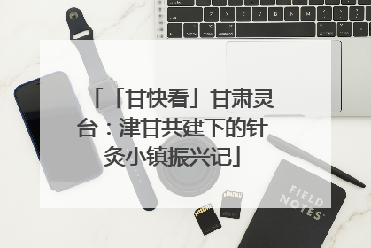 「甘快看」甘肃灵台：津甘共建下的针灸小镇振兴记