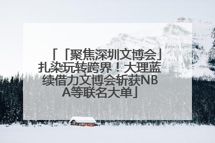 「聚焦深圳文博会」扎染玩转跨界！大理蓝续借力文博会斩获NBA等联名大单