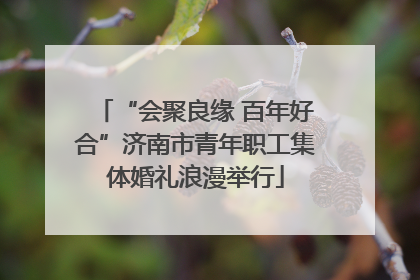 “会聚良缘 百年好合”济南市青年职工集体婚礼浪漫举行