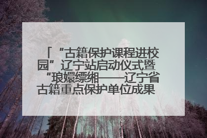 “古籍保护课程进校园”辽宁站启动仪式暨“琅嬛缥缃——辽宁省古籍重点保护单位成果展”在辽宁大学举行