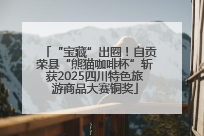 “宝藏”出圈！自贡荣县“熊猫咖啡杯”斩获2025四川特色旅游商品大赛铜奖
