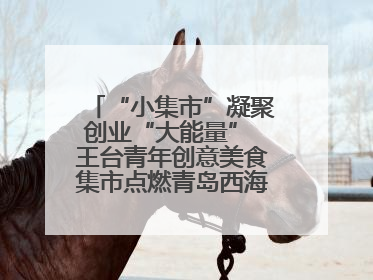 “小集市”凝聚创业“大能量” 王台青年创意美食集市点燃青岛西海岸新区北部新城夜经济