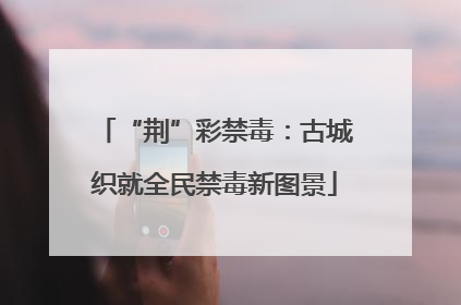 “荆”彩禁毒：古城织就全民禁毒新图景