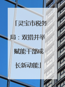 灵宝市税务局：双措并举 赋能干部成长新动能