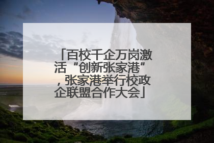 百校千企万岗激活“创新张家港”，张家港举行校政企联盟合作大会