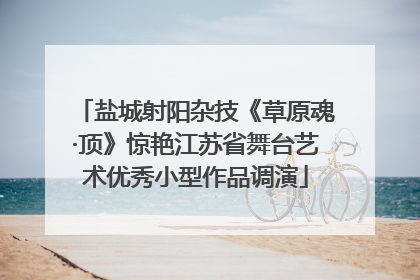 盐城射阳杂技《草原魂·顶》惊艳江苏省舞台艺术优秀小型作品调演