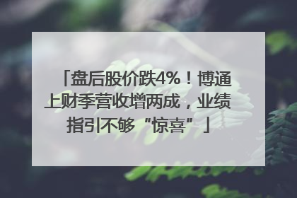 盘后股价跌4%！博通上财季营收增两成，业绩指引不够“惊喜”