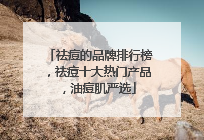 祛痘的品牌排行榜，祛痘十大热门产品，油痘肌严选