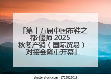 第十五届中国布鞋之都·偃师 2025 秋冬产销（国际贸易）对接会隆重开幕