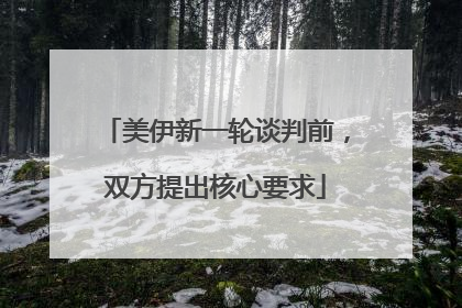 美伊新一轮谈判前，双方提出核心要求