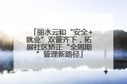 丽水云和“安全+就业”双管齐下，拓展社区矫正“全周期”管理新路径