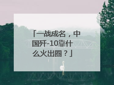 一战成名，中国歼-10靠什么火出圈？