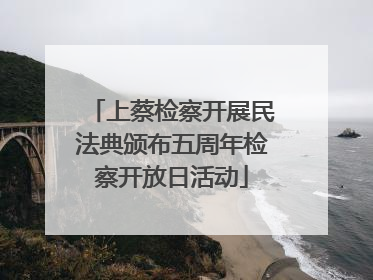 上蔡检察开展民法典颁布五周年检察开放日活动