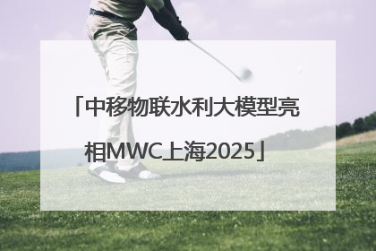 中移物联水利大模型亮相MWC上海2025