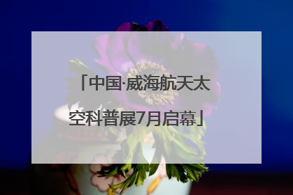 中国·威海航天太空科普展7月启幕