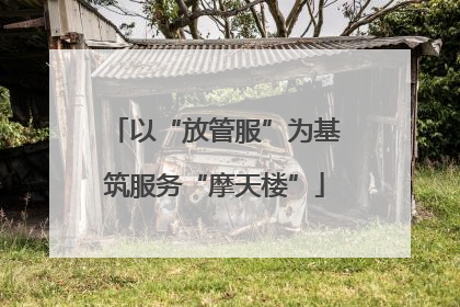以“放管服”为基筑服务“摩天楼”