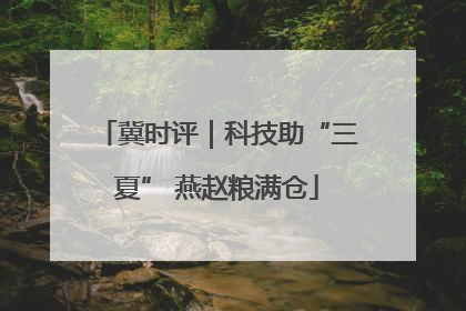 冀时评｜科技助“三夏” 燕赵粮满仓