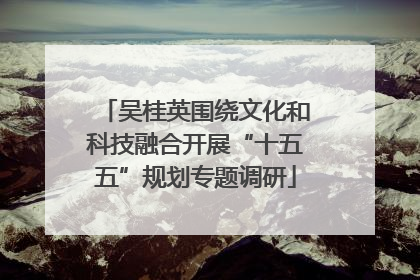 吴桂英围绕文化和科技融合开展“十五五”规划专题调研