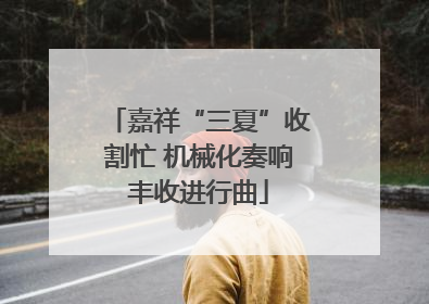 嘉祥“三夏”收割忙 机械化奏响丰收进行曲