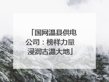 国网温县供电公司：榜样力量浸润古温大地