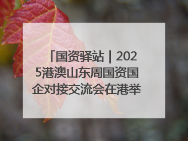 国资驿站｜2025港澳山东周国资国企对接交流会在港举行；山东黄金成功在境外发行3亿美元绿色债券