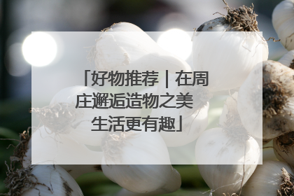好物推荐｜在周庄邂逅造物之美 生活更有趣