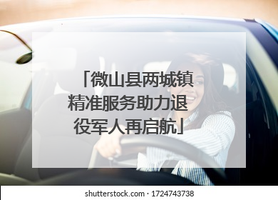 微山县两城镇精准服务助力退役军人再启航