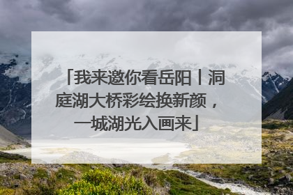 我来邀你看岳阳丨洞庭湖大桥彩绘换新颜，一城湖光入画来