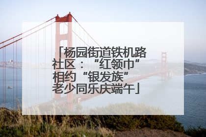 杨园街道铁机路社区：“红领巾”相约“银发族” 老少同乐庆端午