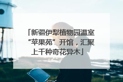 新疆伊犁植物园温室“苹果苑”开馆，汇聚上千种奇花异木