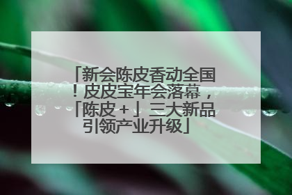 新会陈皮香动全国！皮皮宝年会落幕，「陈皮＋」三大新品引领产业升级