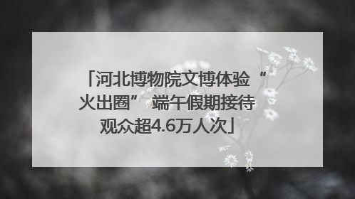 河北博物院文博体验“火出圈” 端午假期接待观众超4.6万人次