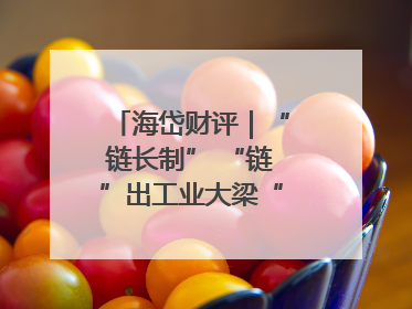 海岱财评｜“链长制” “链”出工业大梁“钢筋铁骨”