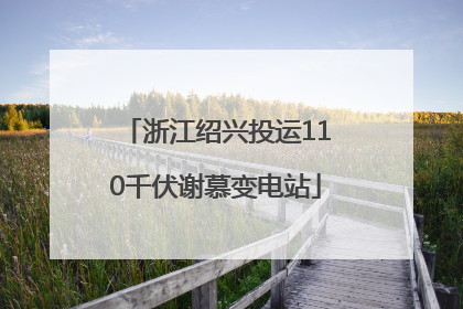 浙江绍兴投运110千伏谢慕变电站