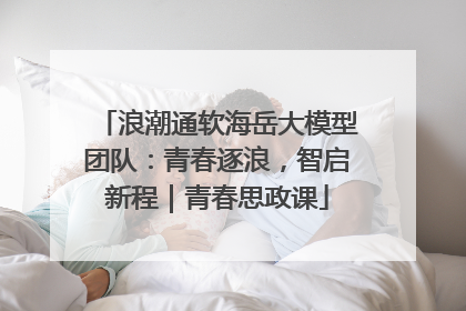 浪潮通软海岳大模型团队：青春逐浪，智启新程｜青春思政课
