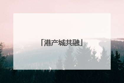 港产城共融