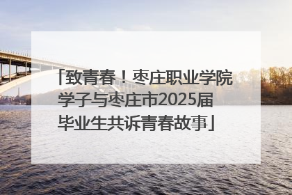 致青春！枣庄职业学院学子与枣庄市2025届毕业生共诉青春故事