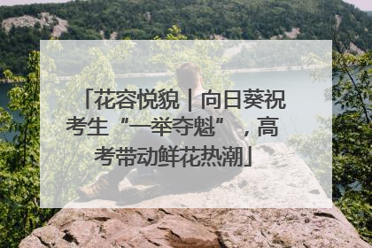 花容悦貌｜向日葵祝考生“一举夺魁”，高考带动鲜花热潮