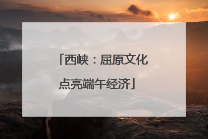 西峡：屈原文化点亮端午经济