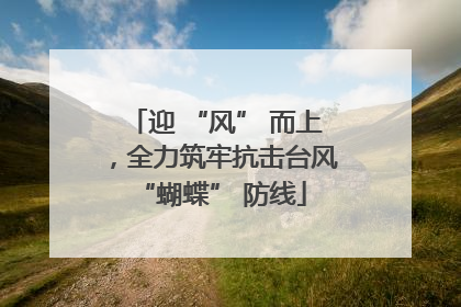 迎 “风” 而上，全力筑牢抗击台风 “蝴蝶” 防线