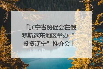 辽宁省贸促会在俄罗斯远东地区举办“投资辽宁”推介会