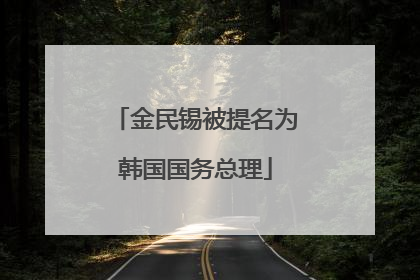金民锡被提名为韩国国务总理