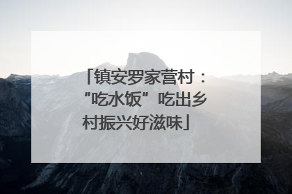 镇安罗家营村：“吃水饭”吃出乡村振兴好滋味