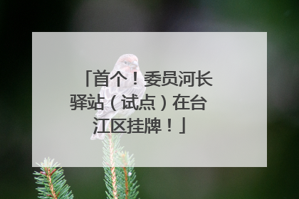 首个！委员河长驿站（试点）在台江区挂牌！