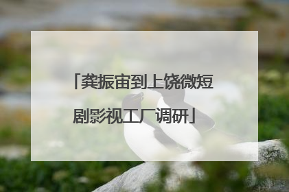 龚振宙到上饶微短剧影视工厂调研