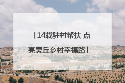 14载驻村帮扶 点亮灵丘乡村幸福路