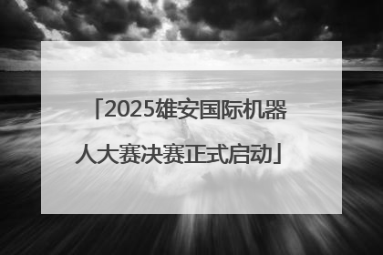 2025雄安国际机器人大赛决赛正式启动