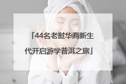 44名老挝华裔新生代开启游学普洱之旅