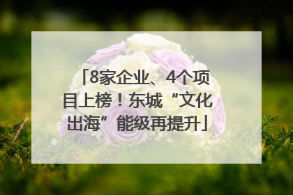 8家企业、4个项目上榜！东城“文化出海”能级再提升